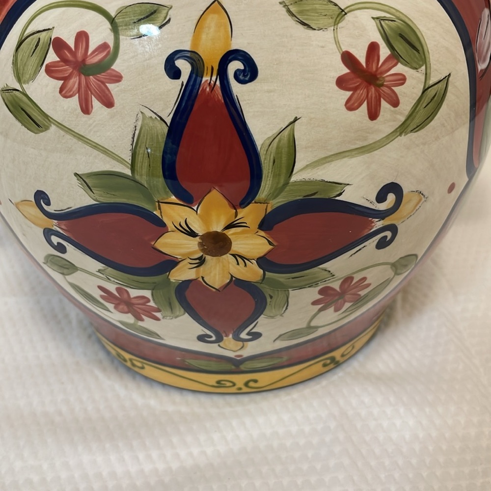 Vintage Pier 1 Vallarta Cookie Jar with lid. - Picture 4 of 9